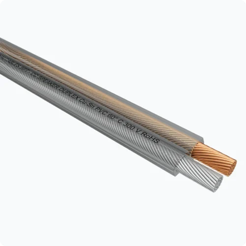Cavle Speaker Duplex Cu PVC 60°C 300V RoHS