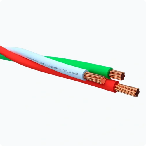Cable LAN Freehal Triplex Cu LHFR- LS TC 90°C 600V RoHS